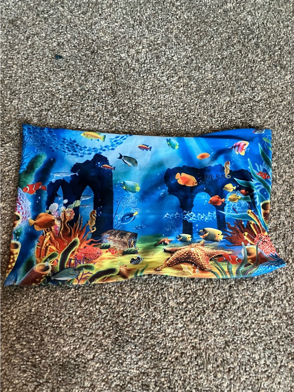 Book Sox Underwater Seascape Book Protector Cover EUC